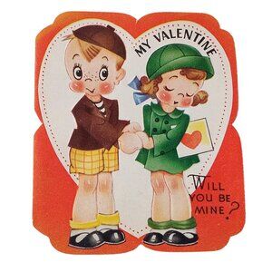 Small Vintage Valentine's Day Card